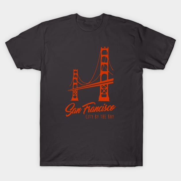 City By The Bay T-Shirt by OrangeCup